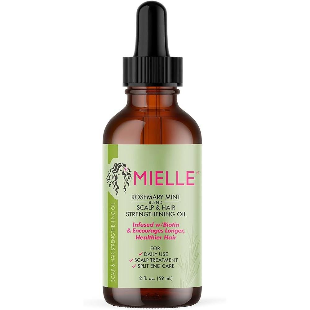 MIELLE Rosemary Mint Scalp & Hair Strengthening Oil Regular 2oz